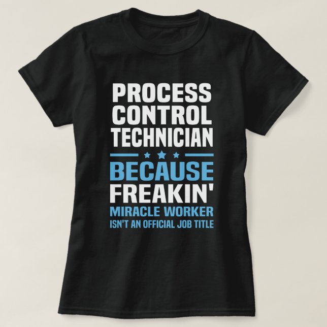 Camiseta Técnico de Controle de Processo (Frente do Design)