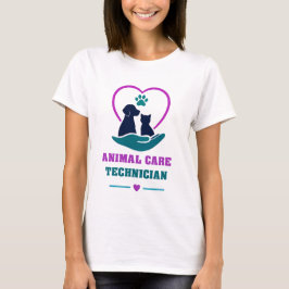 Camiseta 🩺 Técnico de Cuidados Animais Equipe Veterinária