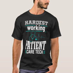 Camiseta Técnico de Cuidados com Doentes PCT Roupa de Tecno