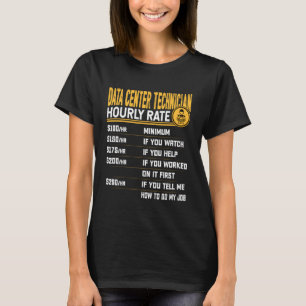 Camiseta Técnico de Data Center Taxa Horária Técnico de Dat