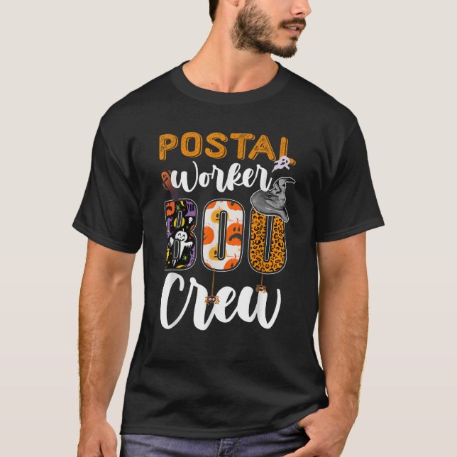 Camiseta Técnico de Dia de as Bruxas engraçado de Tripulaçã (Frente)