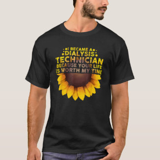 Camiseta Técnico De Diálise Cuta Para Mulheres Masculinas H
