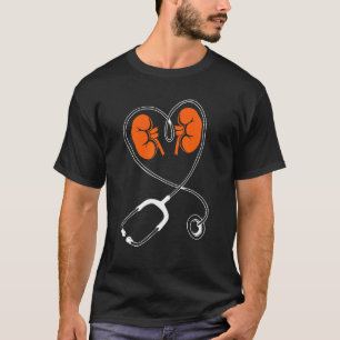 Camiseta Técnico de Diálise Enfermeira Nefrologia Amor Cora