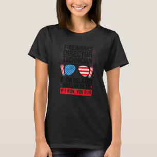 Camiseta Técnico de Diretor de Fogos de Artifício Estou Rel