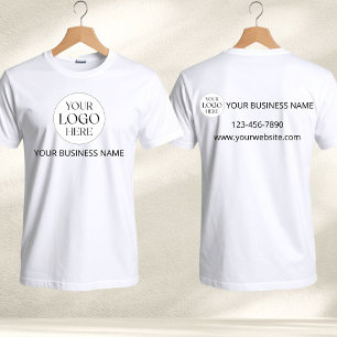 Camiseta Técnico de Empresa Comercial com Logotipo Personal
