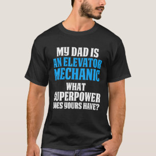 Camiseta Técnico de energia do Pai de manutenção mecânica d