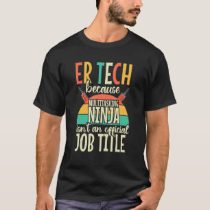 Camiseta Técnico de Er Técnico Vintage Retro Enfermeira Rn