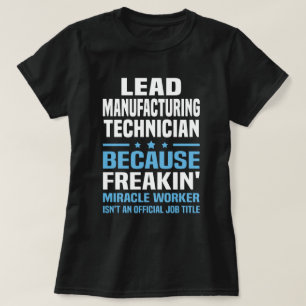 Camiseta Técnico de fabricação líder