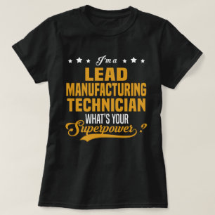 Camiseta Técnico de fabricação líder