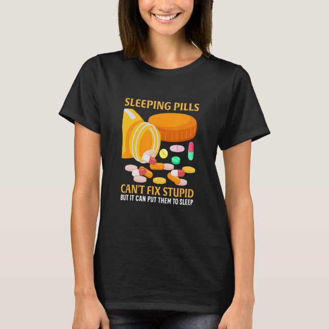 Camiseta Técnico de Farmácia com Piada Local Comerciante de (Frente)