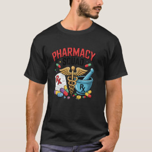 Camiseta Técnico de Farmácia Engraçado CPhT Assistente de F