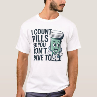 Camiseta Técnico de Farmácia Engraçado CPhT PTCE Farmacêuti