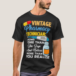 Camiseta Técnico de Farmácia Vintage