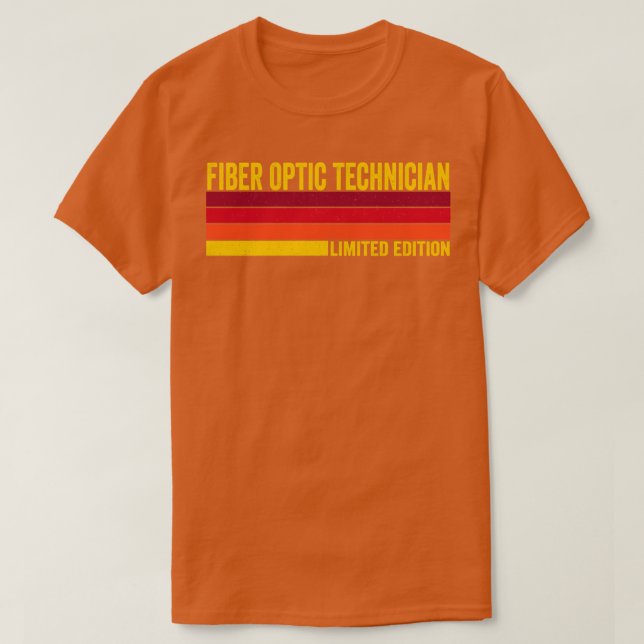 Camiseta Técnico de fibra óptica (Frente do Design)