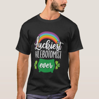 Camiseta Técnico de flebotomia do dia de São Patrício
