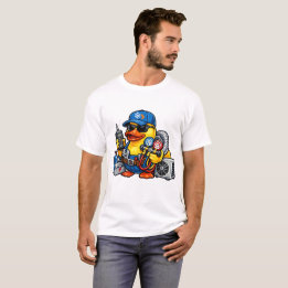 Camiseta Técnico de HVAC Pato de Borracha