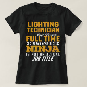 Camiseta Técnico de Iluminação