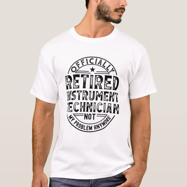 Camiseta Técnico de Instrumentos Aposentado (Frente)