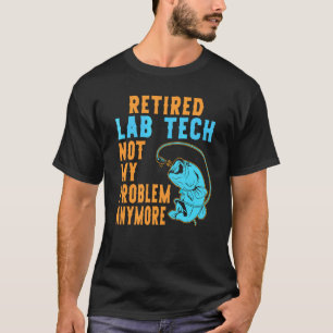 Camiseta Técnico de Laboratório Aposentado Pescando Aposen