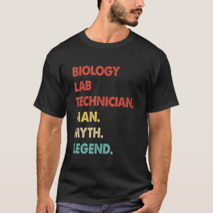 Camiseta Técnico de Laboratório de Biologia Retro Homem Mit