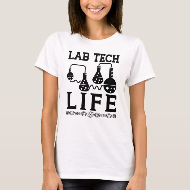 Camiseta Técnico de Laboratório de Química do Médico de Vid (Frente)