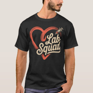 Camiseta Técnico de Laboratório Médico Lab Squad