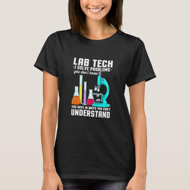 Camiseta Técnico De Laboratório Para Soluções Tecnológicas  (Frente)