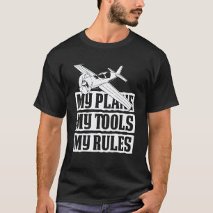 Camiseta Técnico de Língua de Engenheiro Mecânico de Aerona