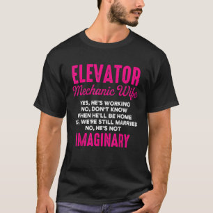 Camiseta Técnico de Manutenção de Mecânico de Elevador Espo