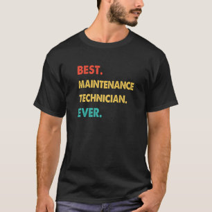 Camiseta TÉCNICO DE MANUTENÇÃO Melhor TÉCNICO DE MANUTENÇÃO