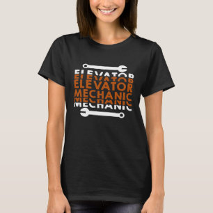 Camiseta Técnico de Plano de Manutenção Mecânica do Elevado