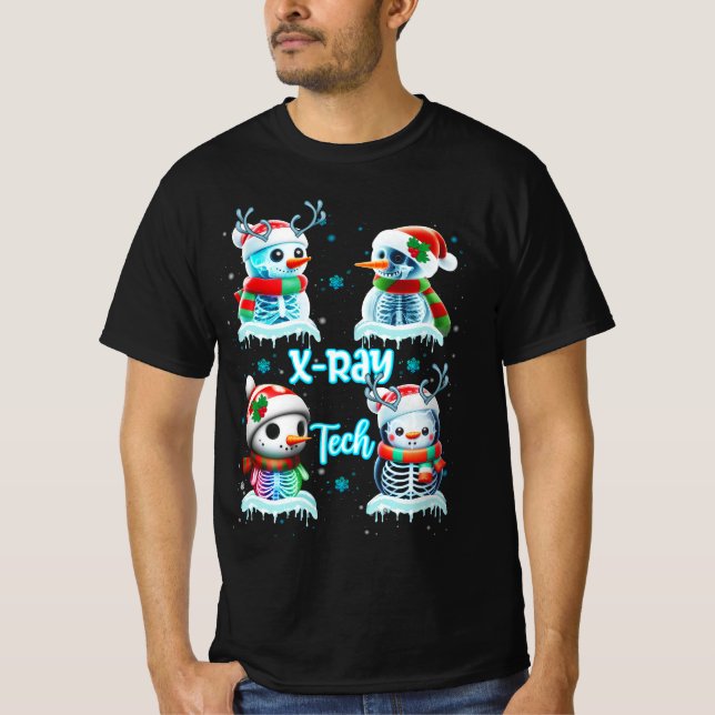 Camiseta Técnico de Radiologia X Ray Tech Engraçado Cu de N (Frente)