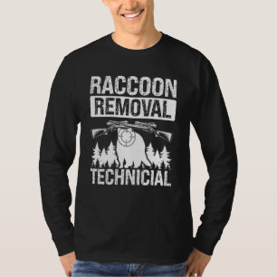 Camiseta Técnico de Remoção de Guaxinim Caçador de Guaxinim