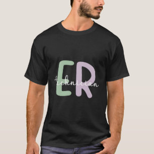 Camiseta Técnico De Sala De Emergência Er Técnico Er Tech