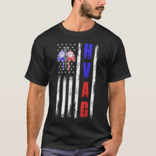 Camiseta Técnico de Sinalizador da HVAC Tech US