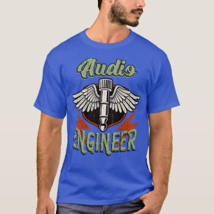Camiseta Técnico de som do Engenheiro de áudio