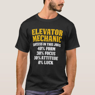 Camiseta Técnico de Sucesso de Manutenção de Mecânico de El