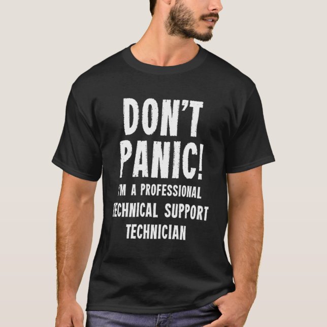 Camiseta Técnico de suporte técnico (Frente)