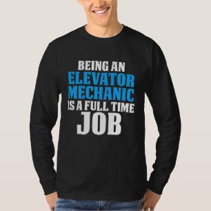 Camiseta Técnico de Tempo de Manutenção Mecânica do Elevado