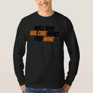 Camiseta Técnico de Unhas Dará Dicas de Cuidados com as Unh