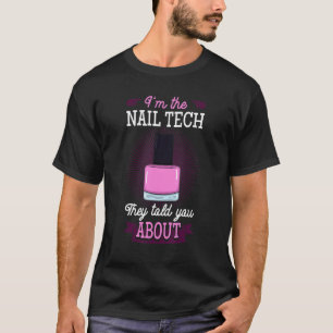 Camiseta Técnico de Unhas Manicure Profissional Técnico Art