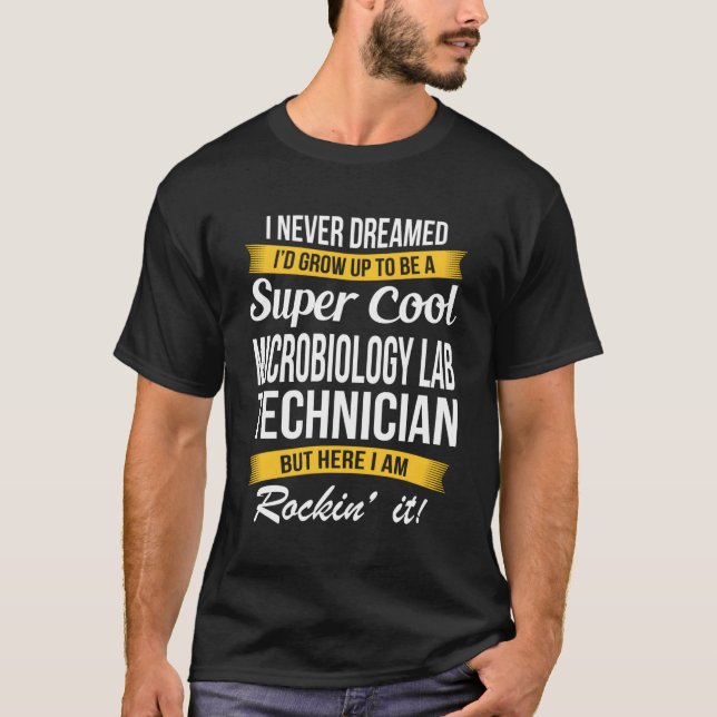 Camiseta Técnico do Laboratório de Microbiologia (Frente)