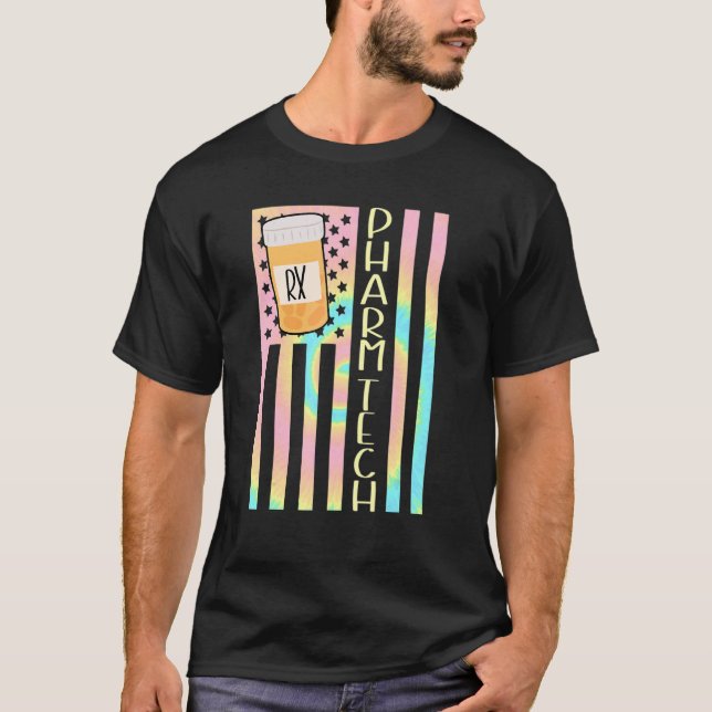 Camiseta técnico em farmácia de pharm fotônica - bandeira a (Frente)