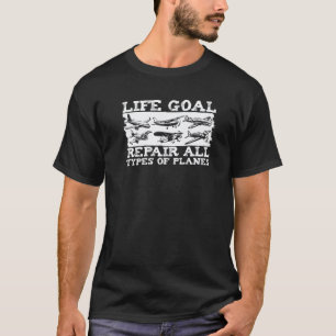 Camiseta Técnico Engenheiro Mecânico de Aeronaves