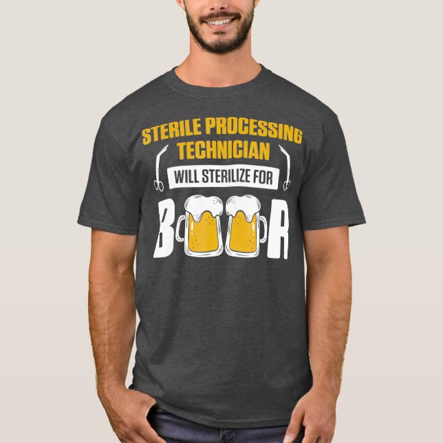 Camiseta Técnico Estéril De Processamento Para Cerveja Engr (Frente)