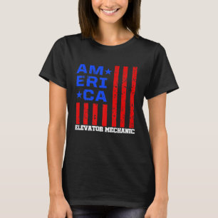 Camiseta Técnico Habilitado Manutenção Mecânico de Elevador