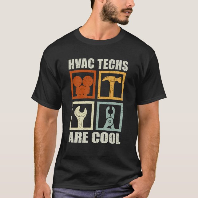 Camiseta Técnico HVAC Technician HVAC para Handyman (Frente)
