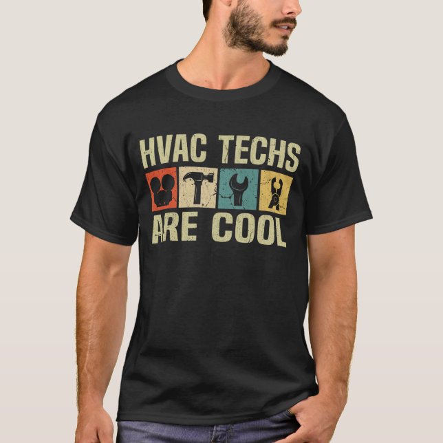 Camiseta Técnico HVAC Technician HVAC para Handyman (Frente)