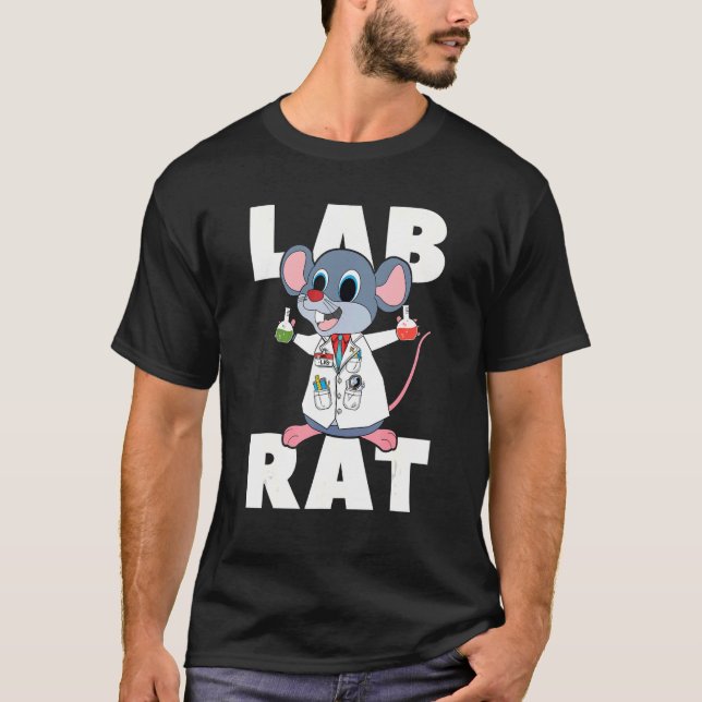 Camiseta Técnico Laboratório de Tecnologia Médica de Rato L (Frente)