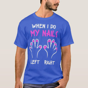 Camiseta Técnico Manicurista Esquerdo do Nail Tech Unhas